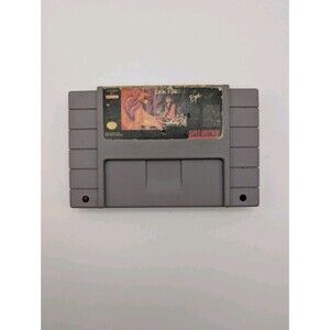 The Lion King SNES Super Nintendo 1994 Authentic Cart Only Tested